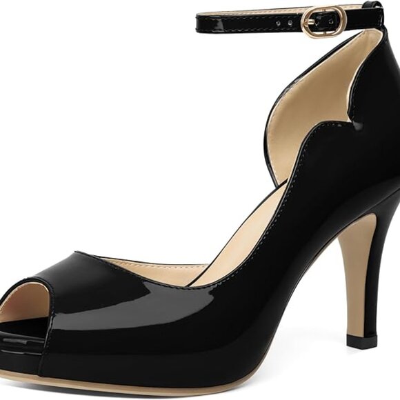 AUMOTED High Heels Pumps Platforms Shoes - Picture 3 of 7